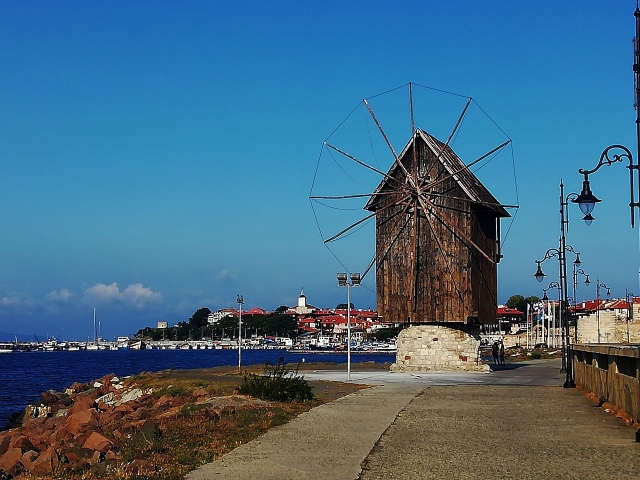 Old Windmill of Nessebar Bulgaria